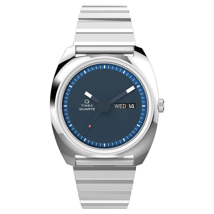 TIMEX Q Timex 1975 Enigma Reissue 37mm Stainless Steel Bracelet Watch TW2W59800UJ