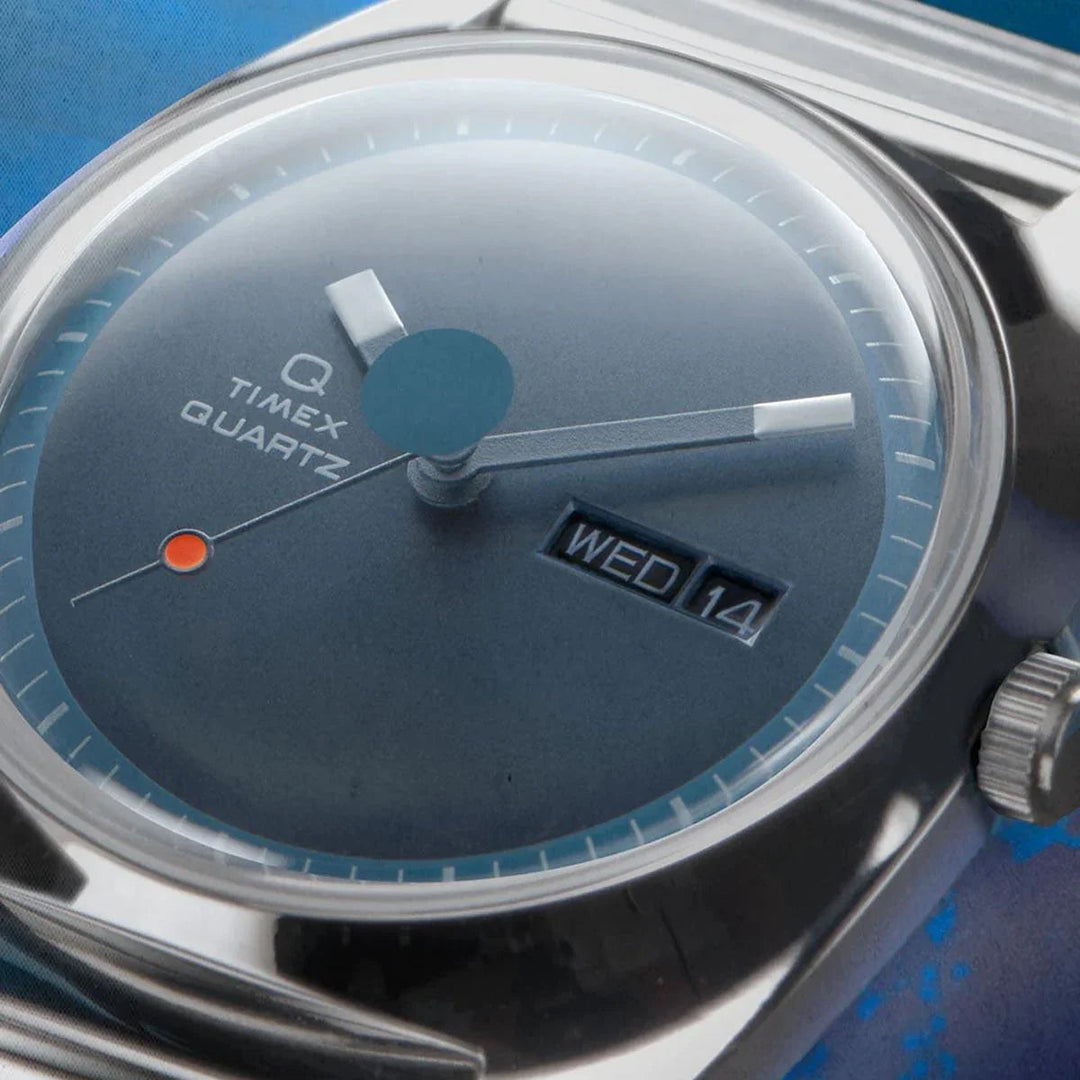 TIMEX Q Timex 1975 Enigma Reissue 37mm Stainless Steel Bracelet Watch TW2W59800UJ