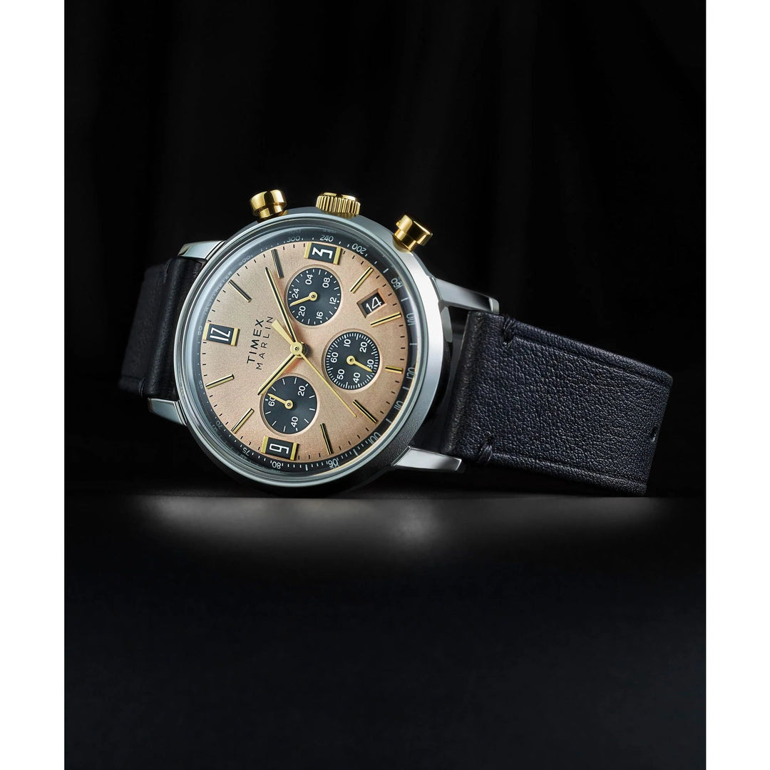Timex Panda Collection Timex Marlin Panda Men Champagne Round Dial Analog Watch - TW2W60300UJ ...
