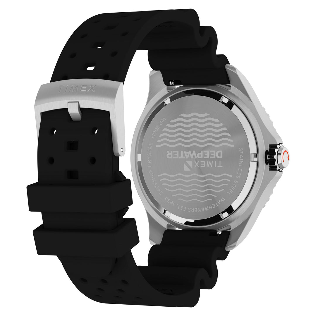TIMEX Deep Water Black Round Dial Analog Men's Watch - TW2W81600UJ