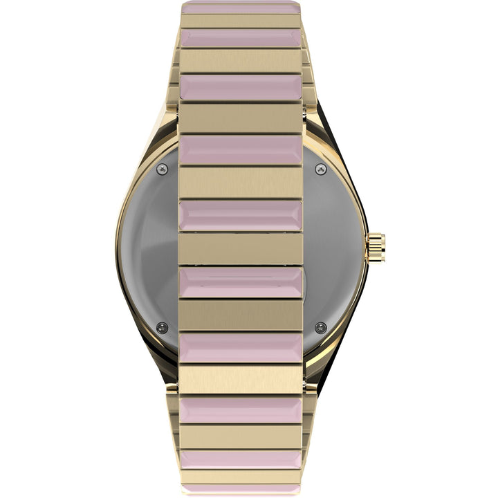 Q Timex Pink Round Dial Analog Women's Watch - TW2W87600UJ