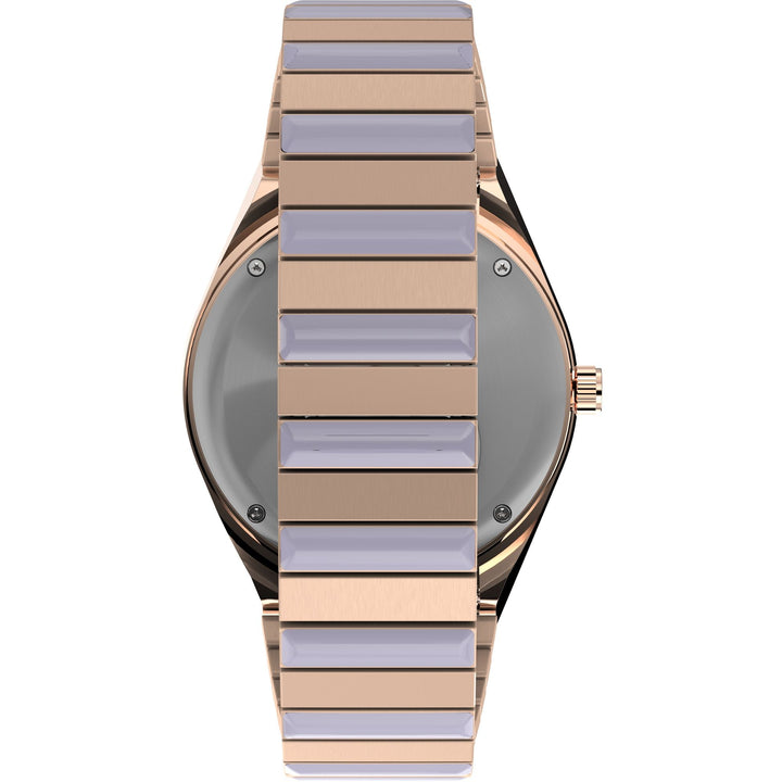 Q Timex Purple Round Dial Analog Women's Watch - TW2W87700UJ