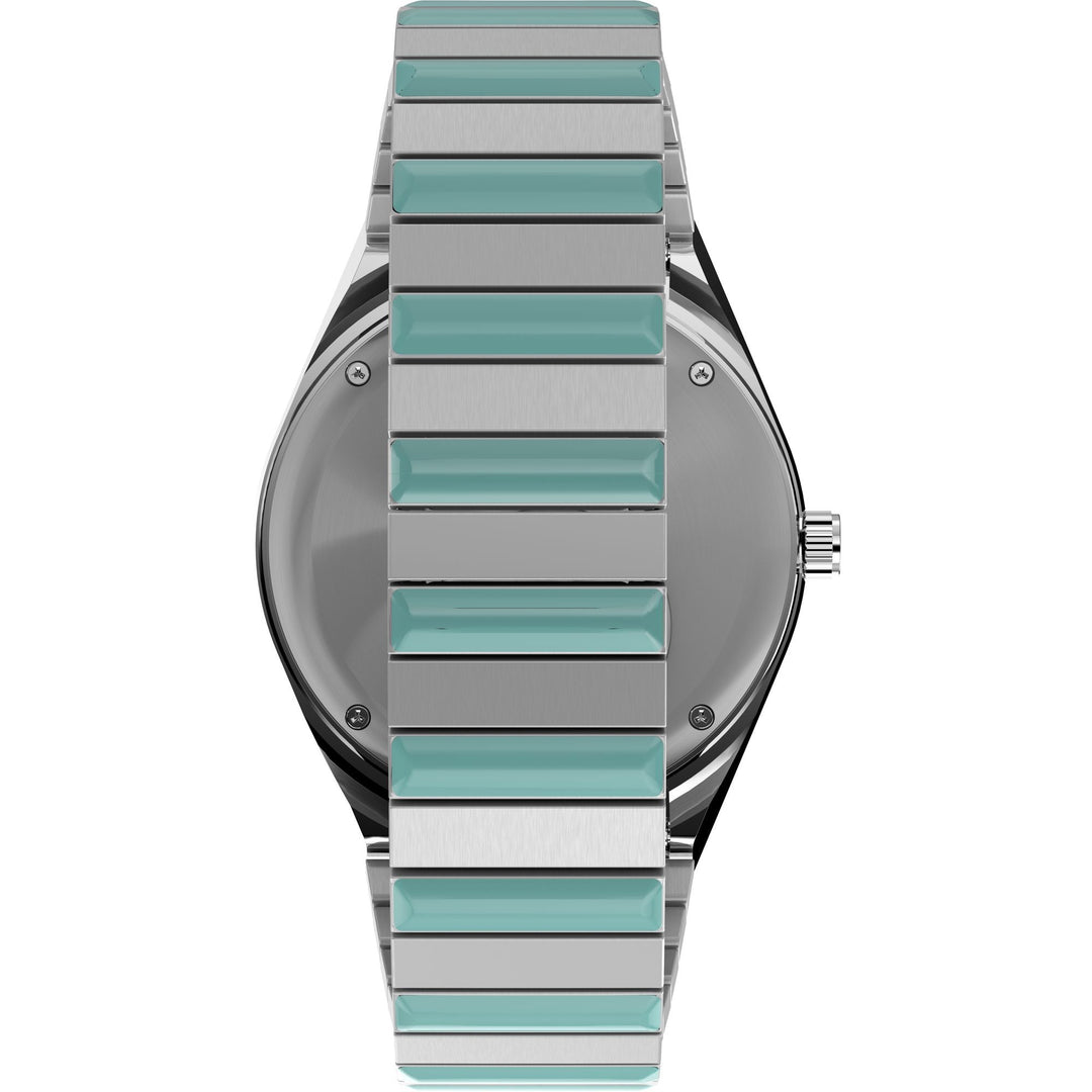 Q Timex Blue Round Dial Analog Women's Watch - TW2W87800UJ