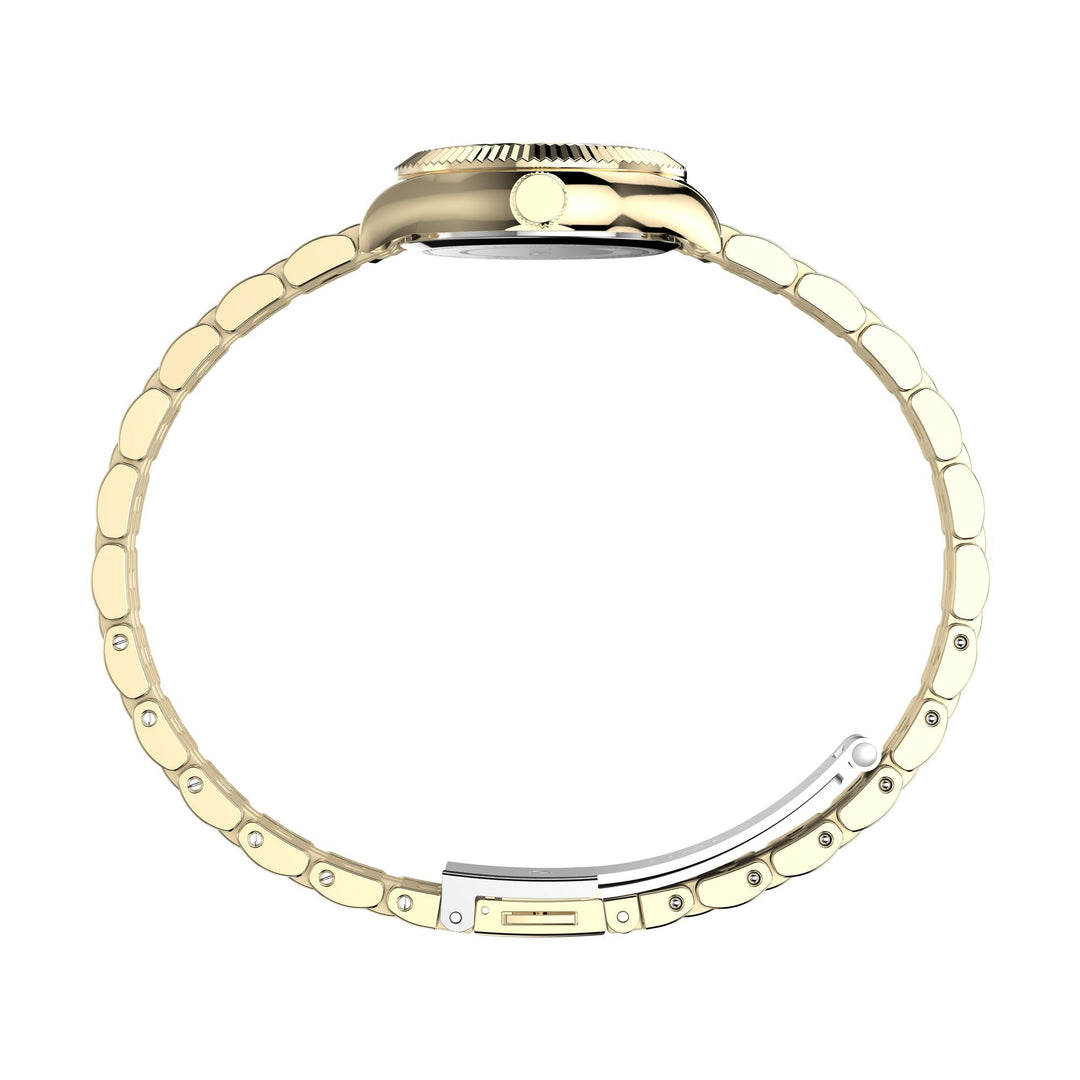 TIMEX Trend Gold-Tone Round Dial Analog Women's Watch - TW2W91000UJ