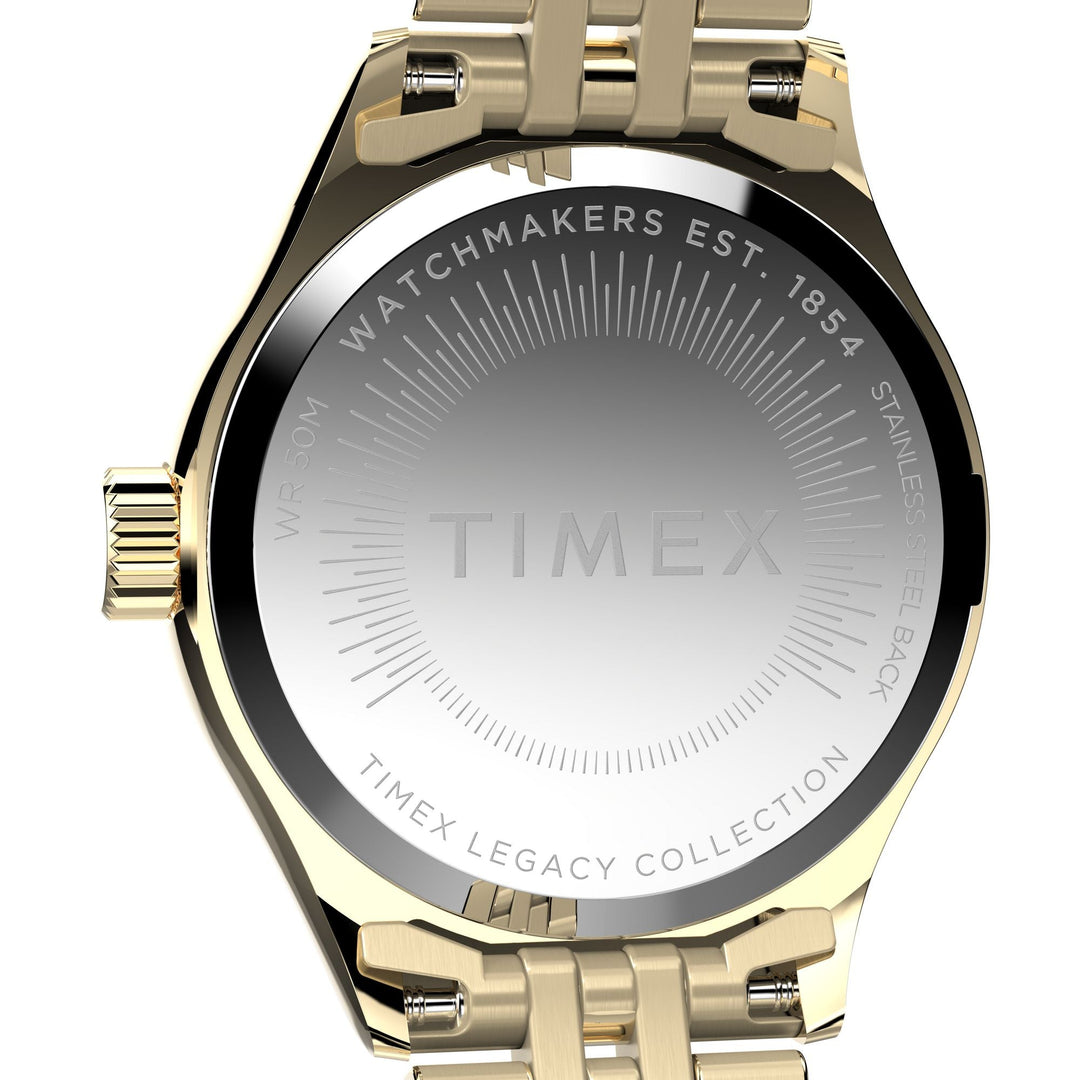 TIMEX Trend Gold-Tone Round Dial Analog Women's Watch - TW2W91000UJ
