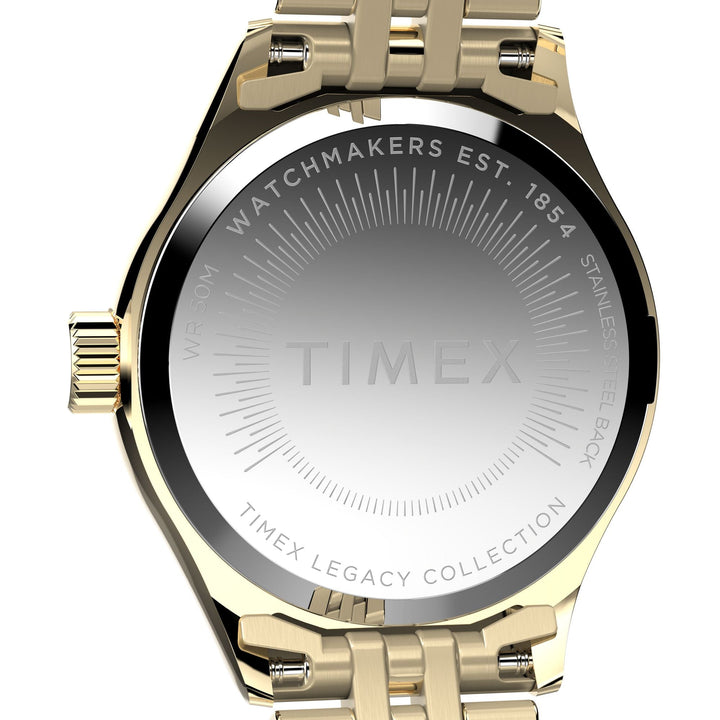 TIMEX Trend Gold-Tone Round Dial Analog Women's Watch - TW2W91000UJ