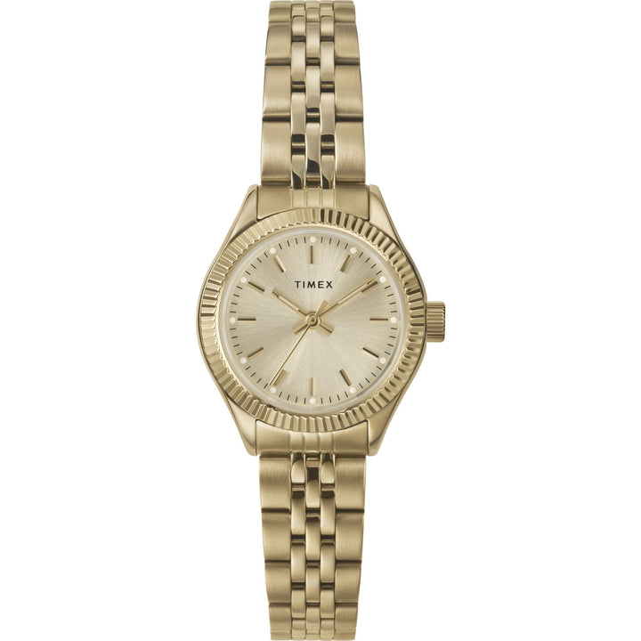 TIMEX Trend Gold-Tone Round Dial Analog Women's Watch - TW2W91000UJ