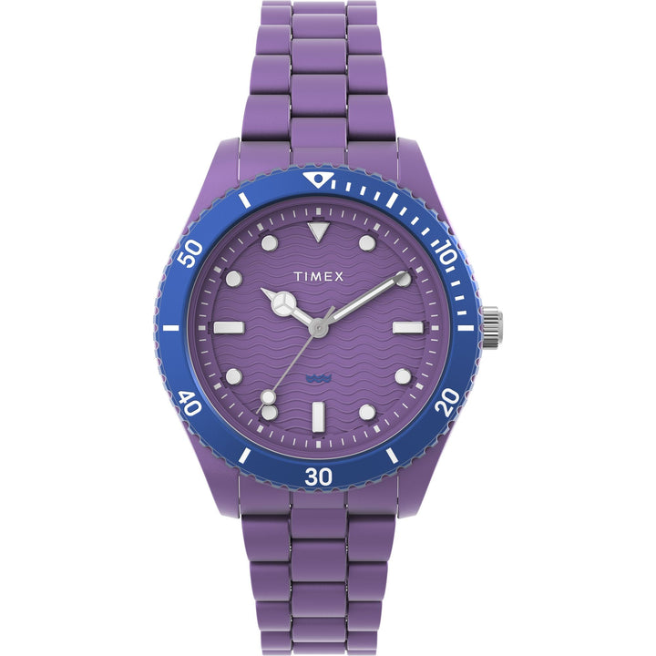 TIMEX Trend Purple Round Dial Analog Women's Watch - TW2Y04800UJ