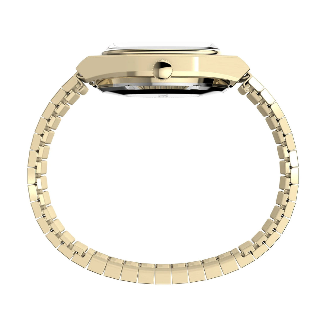 Timex Q TIMEX Men Champagne Rectangle Dial Automatic Analog Watch - TW2Y07200UJ