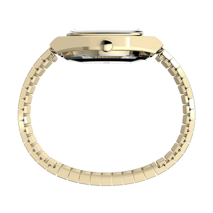 Timex Q TIMEX Men Champagne Rectangle Dial Automatic Analog Watch - TW2Y07200UJ