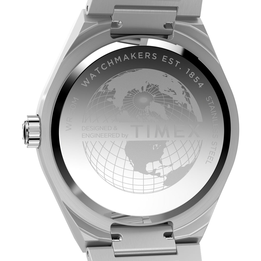 Q Timex Black Round Dial Analog Men's Watch - TW2Y12100UJ