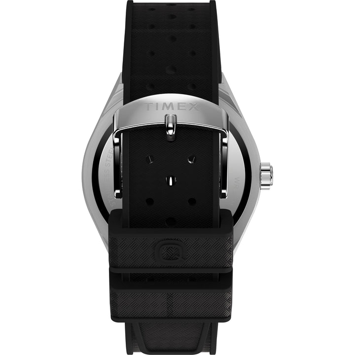 Q Timex Silver-Tone Round Dial Analog Men's Watch - TW2Y12200UJ