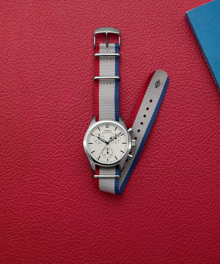 Timex Weekender TW2Y15800 White Dial Men&