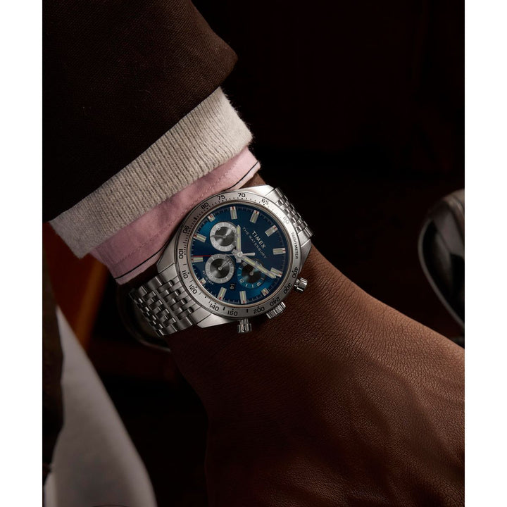 Timex TW2Y18500IK Blue Dial Men&
