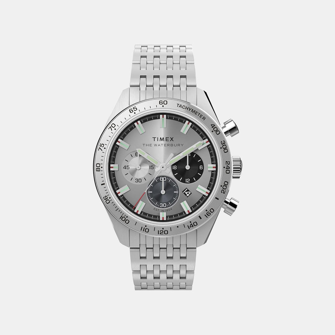 Timex TW2Y18700UJ Silver Dial Men&