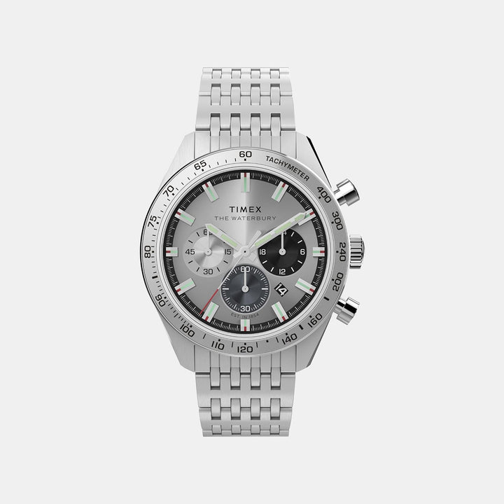 Timex TW2Y18700UJ Silver Dial Men&