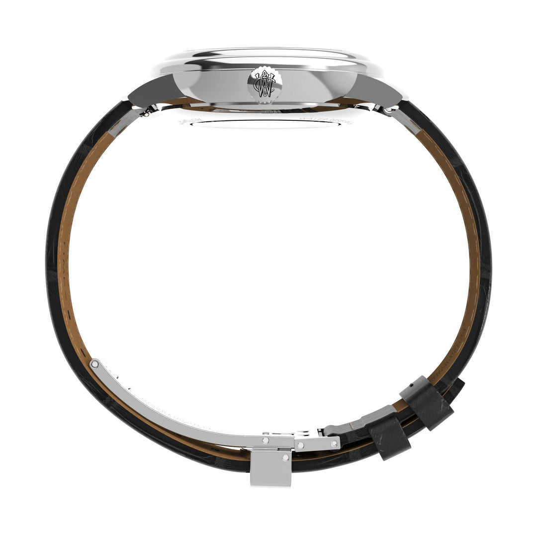 TIMEX Waterbury Black Round Dial Mechanical Automatic Men's Watch - TW2Y23000UJ