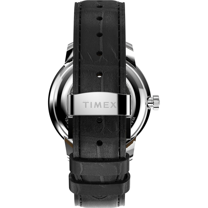 TIMEX Waterbury Black Round Dial Mechanical Automatic Men's Watch - TW2Y23000UJ