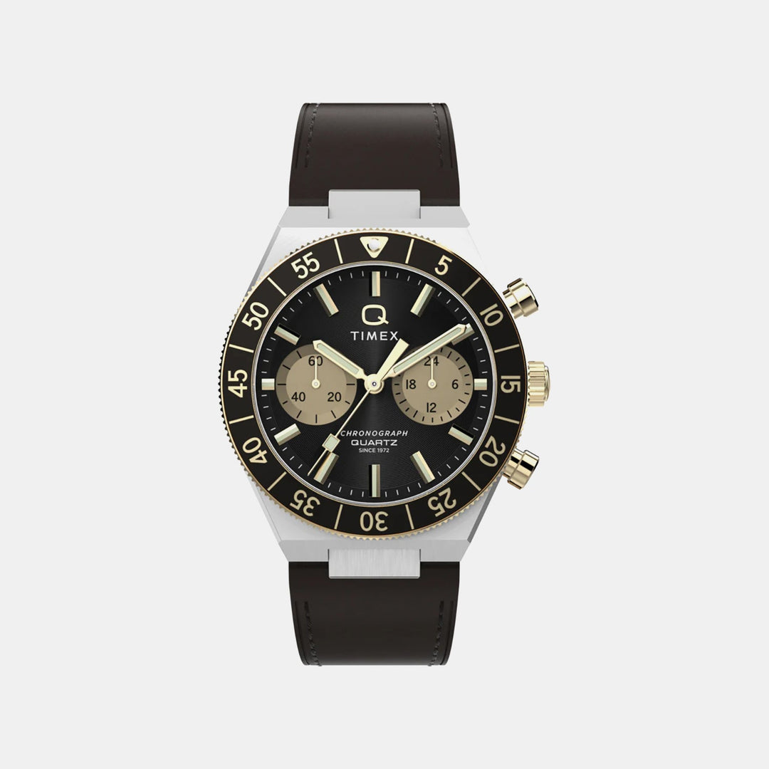 Timex TW2Y56000IK Black Dial Men&