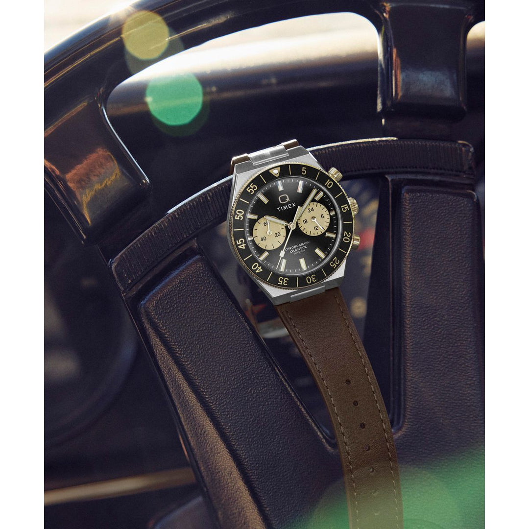 Timex TW2Y56000UJ Black Dial Men&