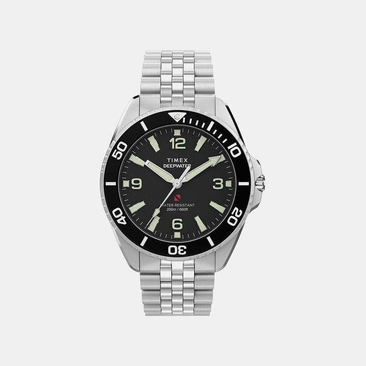 Timex TW2Y64500IK Black Dial Men&