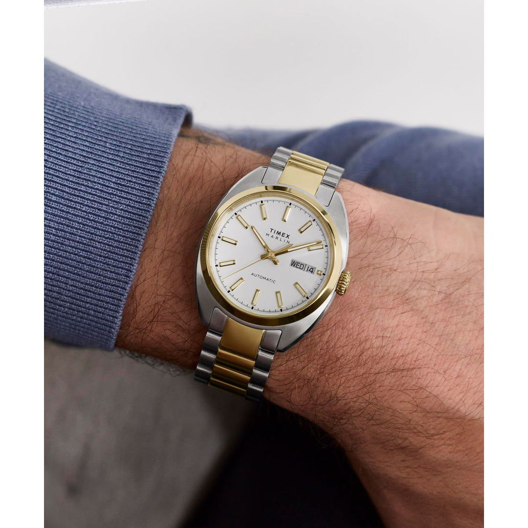 Timex TW2Y65100IK Silver Dial Men&