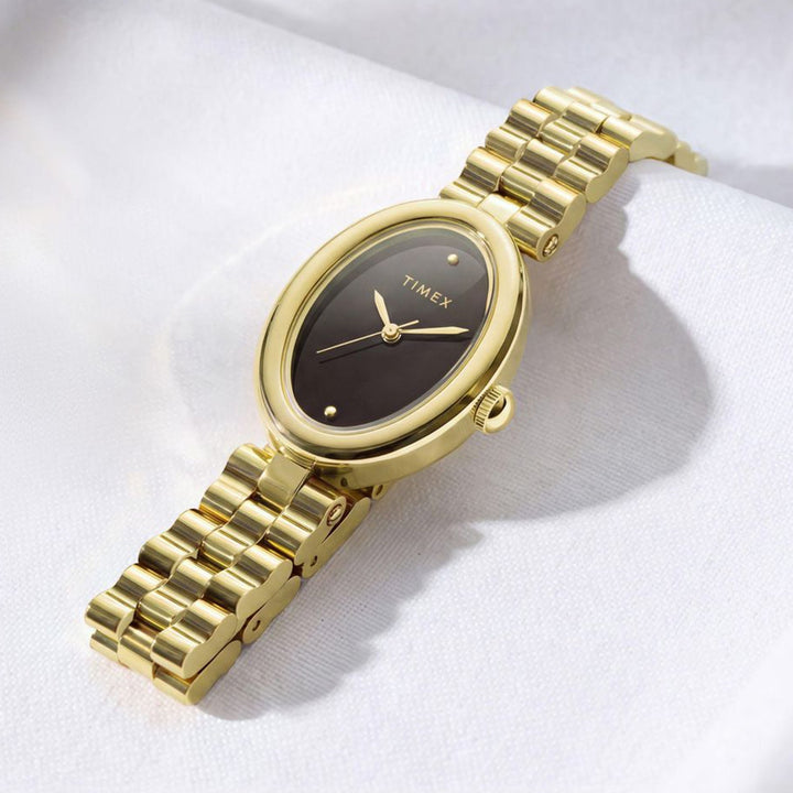 Timex TW2Y86200UJ Black Dial Women&