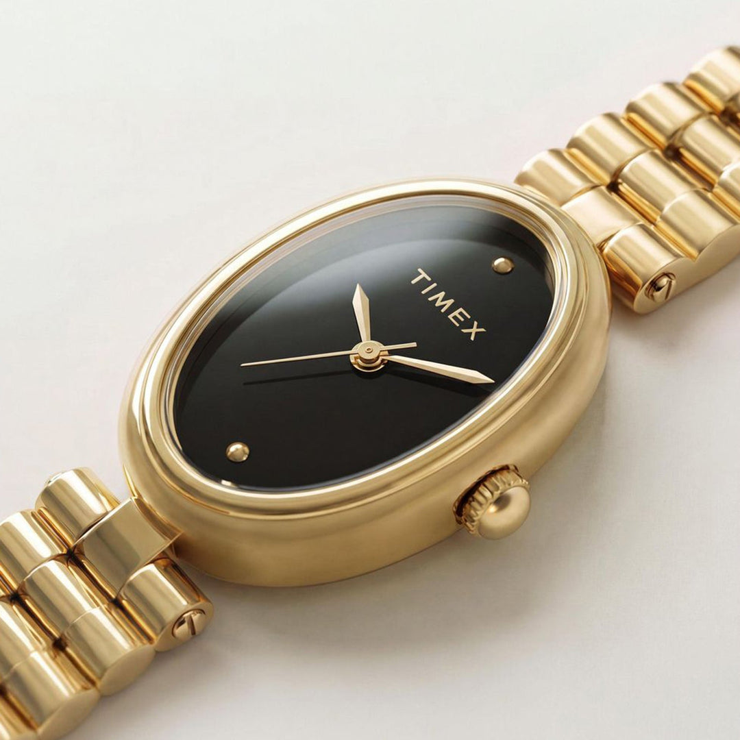 Timex TW2Y86200UJ Black Dial Women&