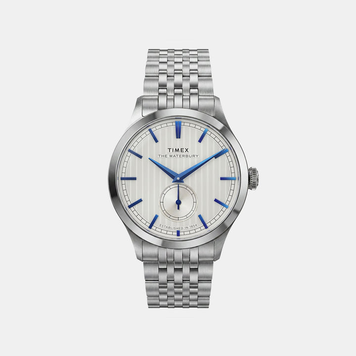 Timex TW2Y91800IK White Dial Men&
