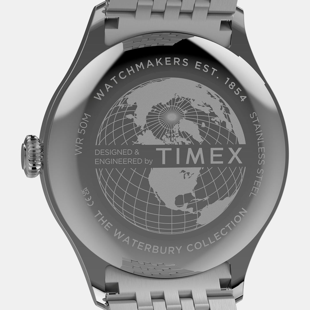 Timex TW2Y91800IK White Dial Men&