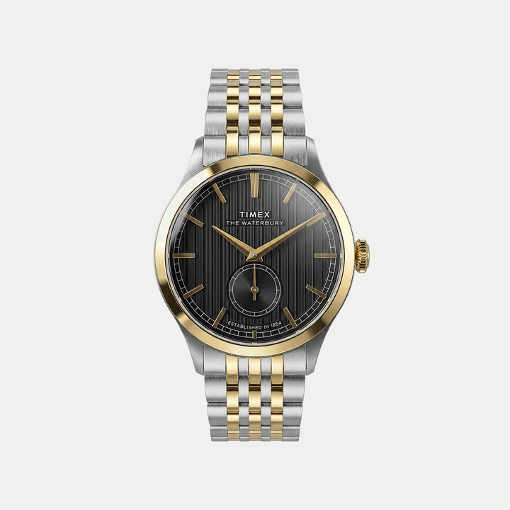 Timex TW2Y91900IK Black Dial Men&