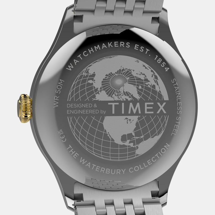 Timex TW2Y91900IK Black Dial Men&