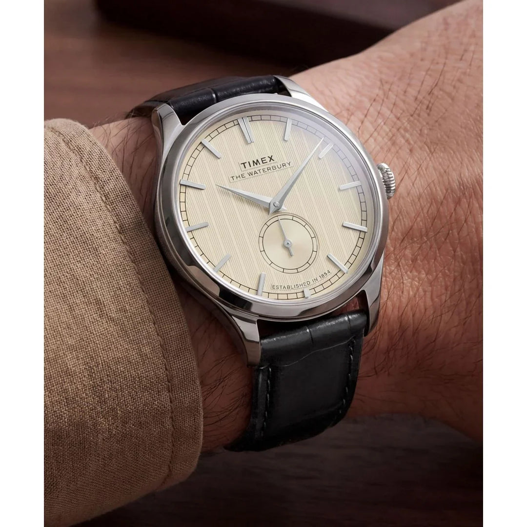 Timex TW2Y92000UJ White Dial Men&