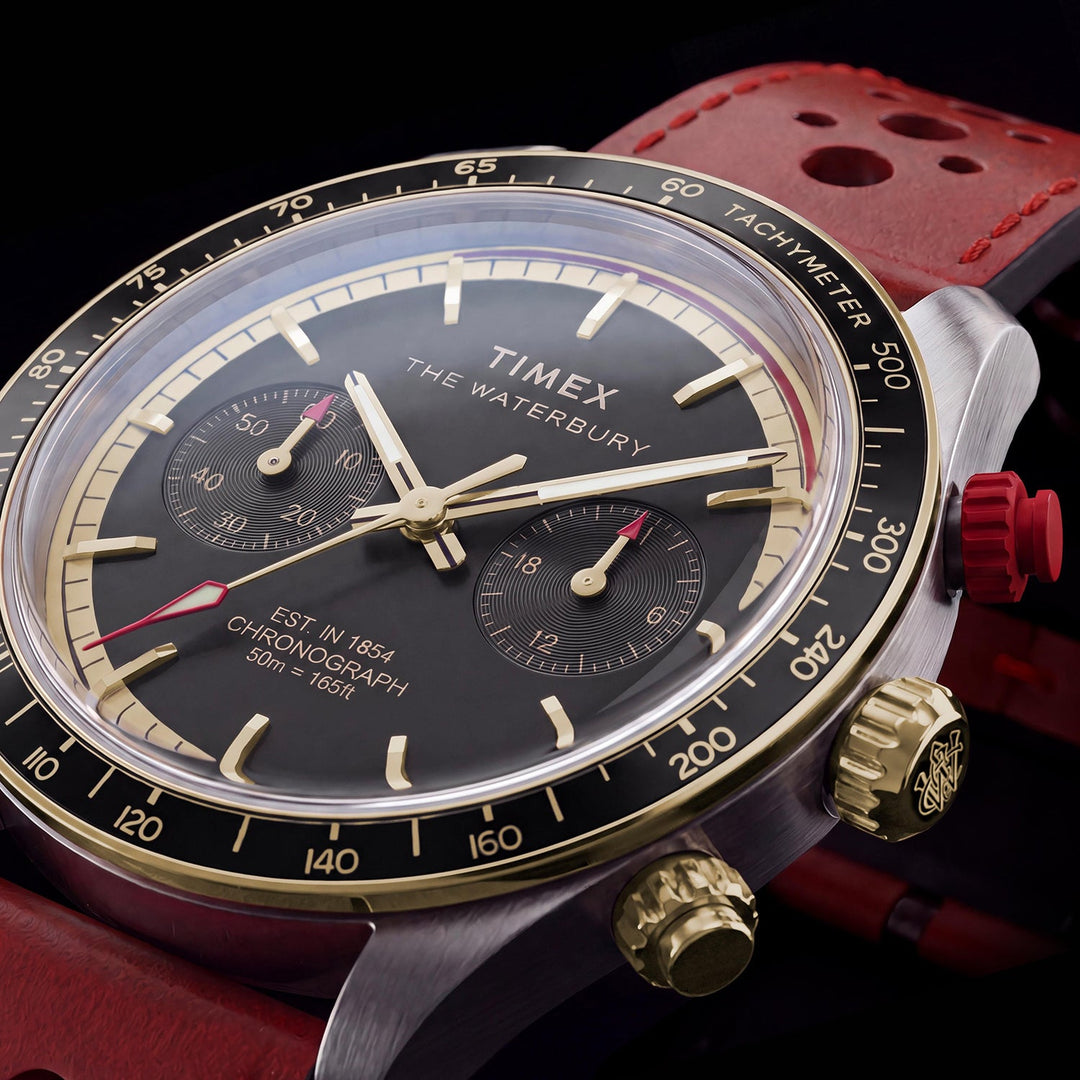 Timex TW2Y93400UJ Black Dial Men&