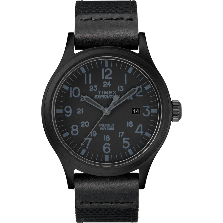 Timex Men Black Round Brass Dial Analog Watch-TW4B14200JQ