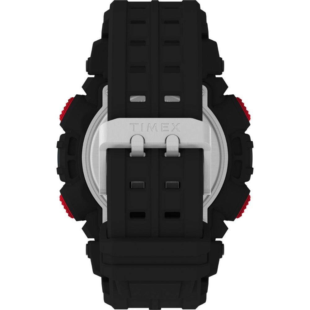 Timex Men Black Digital Round Resin Dial Watch - TW5M537000D