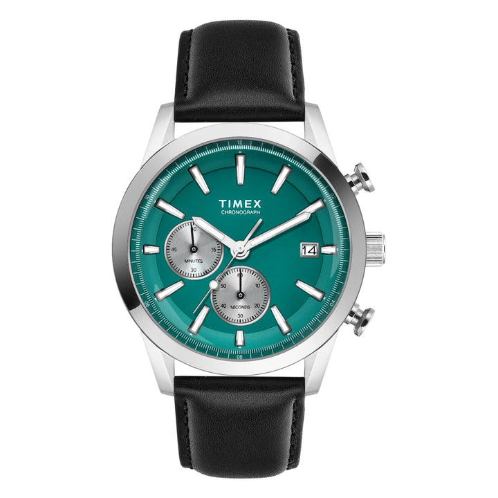 TIMEX Men Green Round Chronograph Dial Analog Watch - TWEG17611