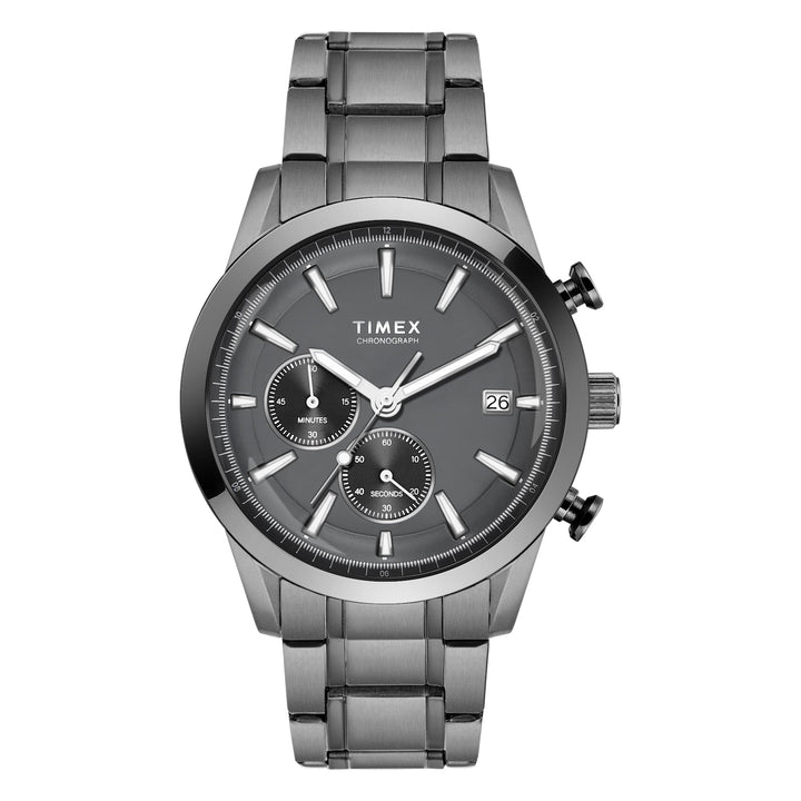 TIMEX Men Grey Round Chronograph Dial Analog Watch - TWEG17613