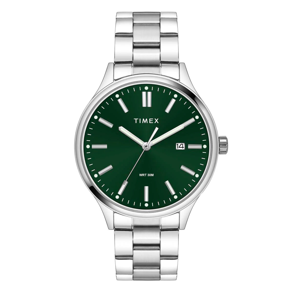 ♢timx♢ TIMEX Date Function, Green Dial Analog Watch - For Men - Buy