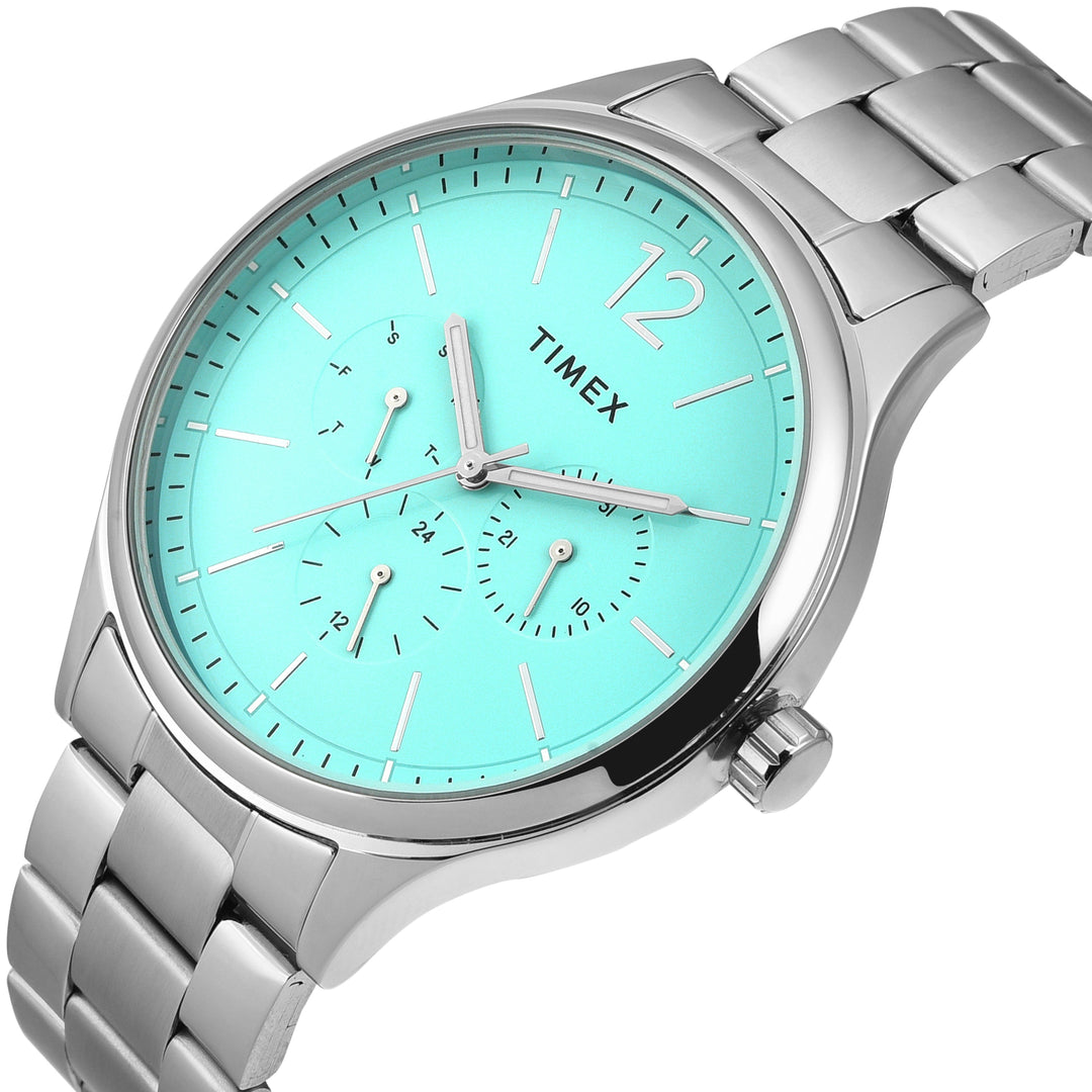 Timex Tiffany Blue Round Dial Men's Watch TWEG18438