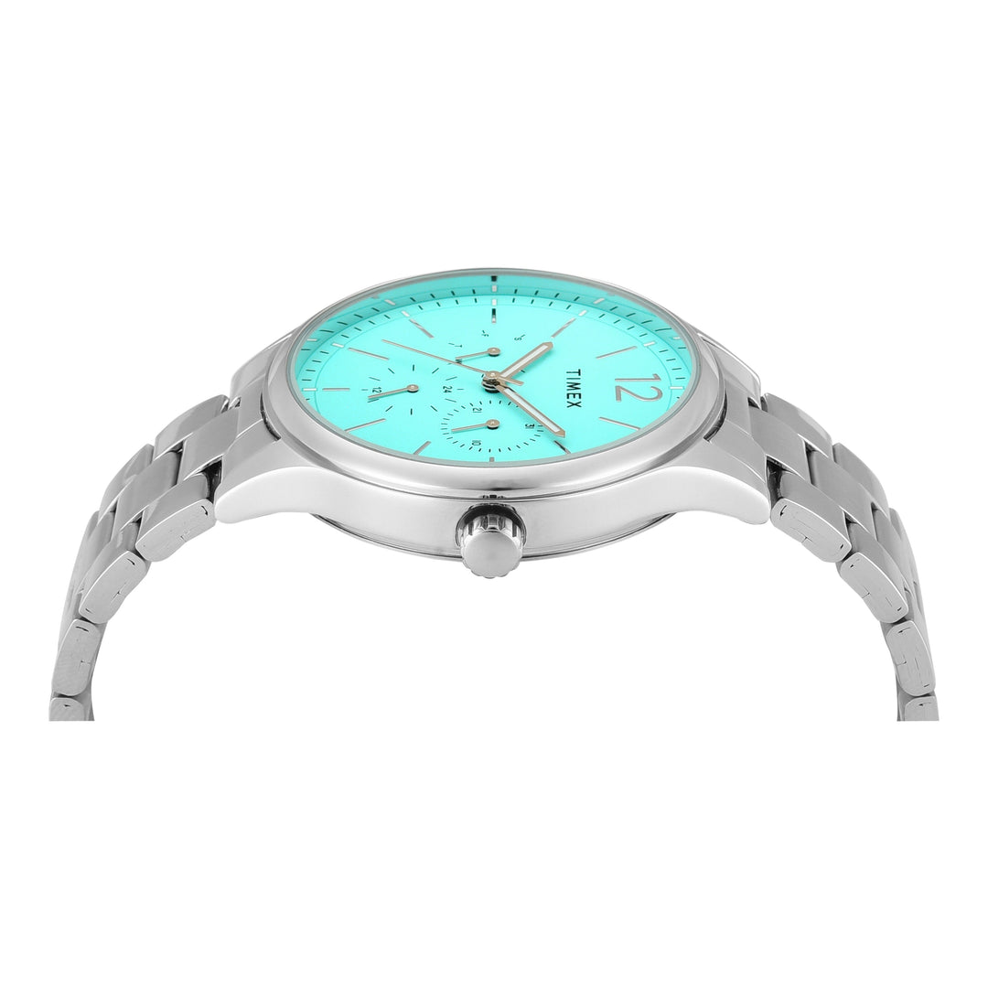 Timex Tiffany Blue Round Dial Men's Watch TWEG18438