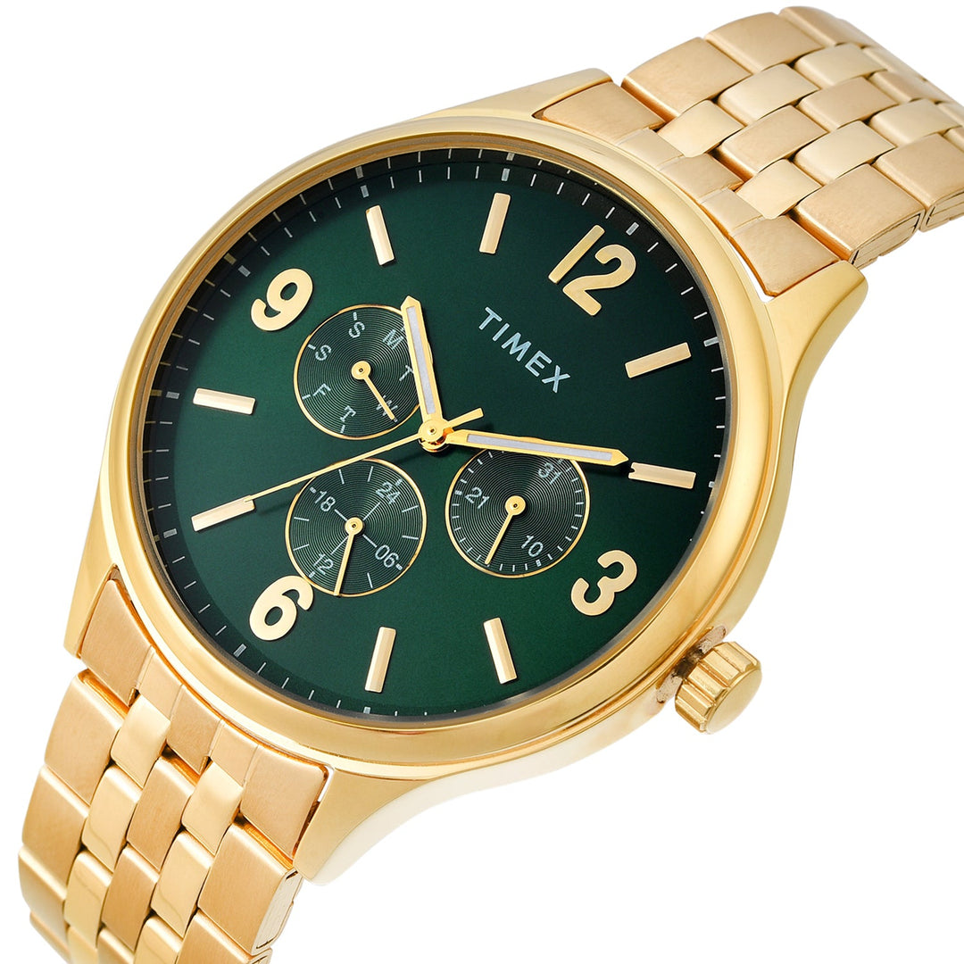 Timex Arabic and markers Green Dial Astrological  Men's Watch TWEG18440
