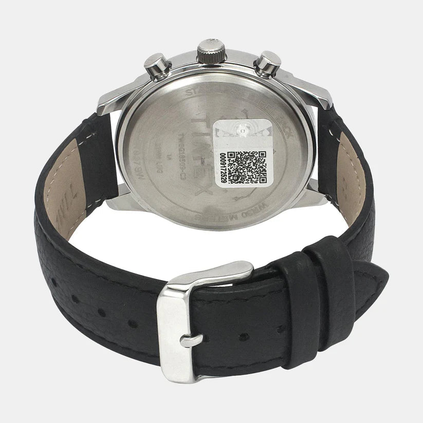 Timex Men Brass Dial & Leather Straps Analogue Chronograph Watch TWEG18509