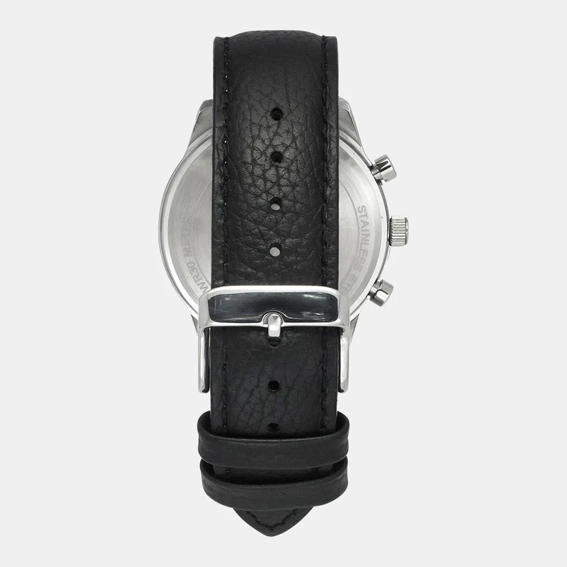 Timex Men Brass Dial & Leather Straps Analogue Chronograph Watch TWEG18509