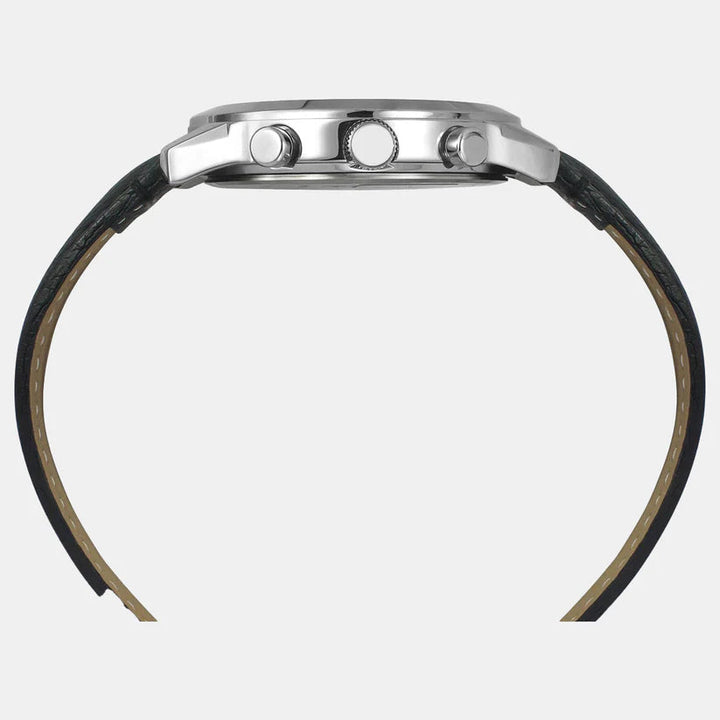 Timex Men Brass Dial & Leather Straps Analogue Chronograph Watch TWEG18509