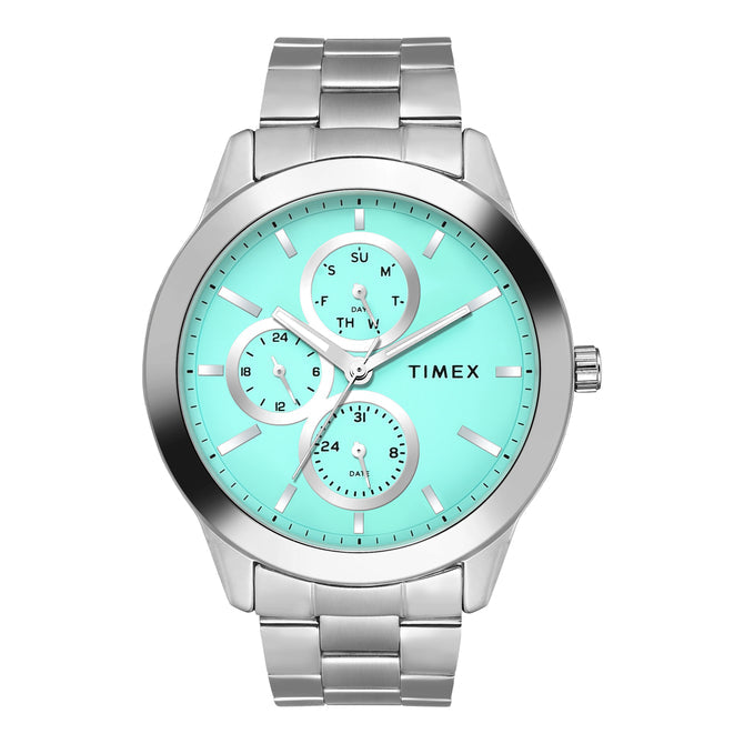 Timex Full Appliques Tiffany Blue dial Men's Watch TWEG18520