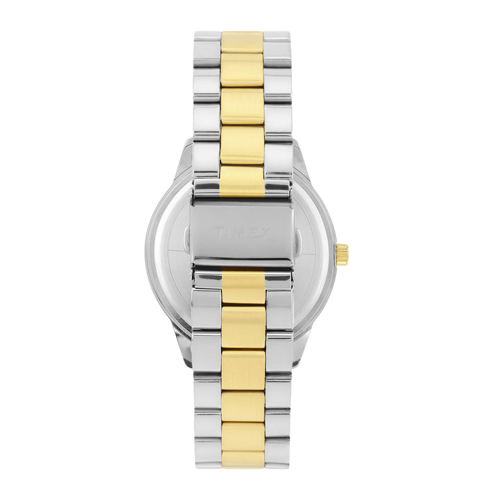 Timex Round Silver 45mm Dial Men's Watch TWEG18523