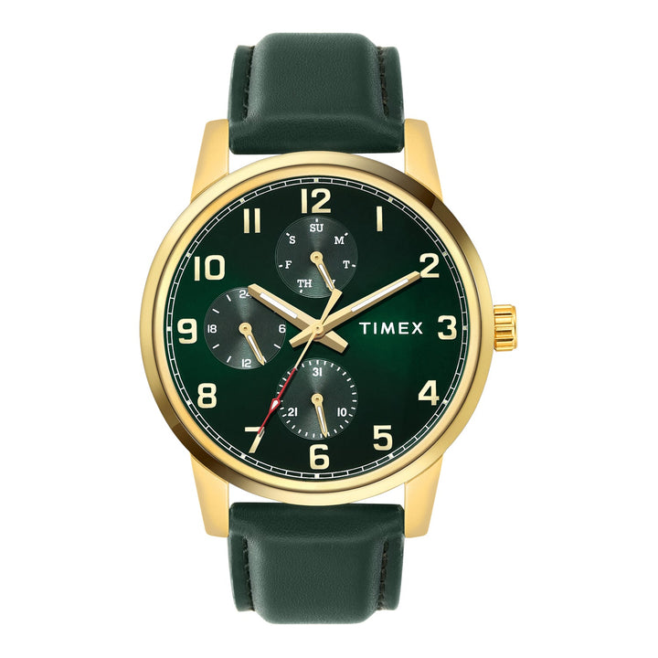 TIMEX Green Round Dial Analog Men's Watch - TWEG18907
