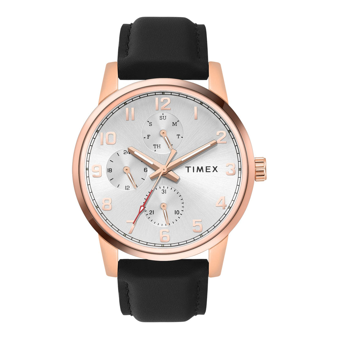 Timex Men's Best Buy Timex Watches Timex Numero Silver Sunray