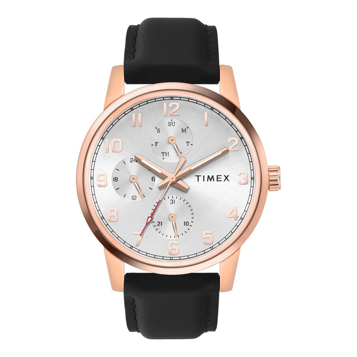 Timex Numero Silver Sunray Dial Analog Men's Watch - TWEG18908